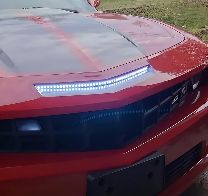iJDMTOY 20 inches 48-LED RGB 7-Color LED Knight Rider Scanner Lighting Bars Compatible with Car Truck SUV Interior or Exterior Decoration