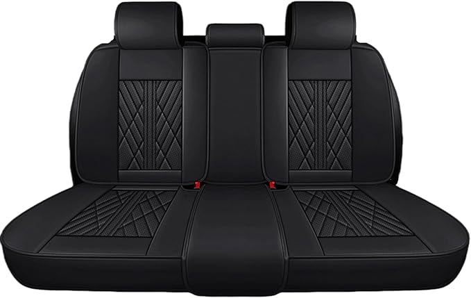 Premium Nappa Leatherette Car Seat Cover Set Custom Fit for Honda CR-V CRV 2000-2023 2024 2025 2026 Water-Proof Breathable Faux Leather Seat Cushion Protectors (Full Set 5 Seats,Grey Line)