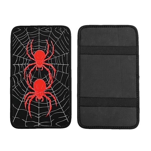 Simple Clip Art Car Auto Armrest Cushion Cover Accessories Center Console Seat Box Pad Protector Universal Decoration for Most Vehicle SUV Truck