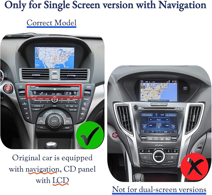 Wireless CarPlay Upgrade Module for Acura Upgraded Accessories Upgrade Kit fits (TL with Navi 2009-2014) CarPlay Retrofit Kit Support OEM Display