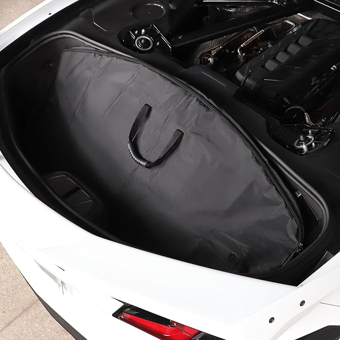 Daeiclru Removable Roof Panel Storage Bag Compatible with Chevrolet Corvette C8 2020 2021 2022 2023, Hard Top Storage Bag with Handle, Car Storage Accessories