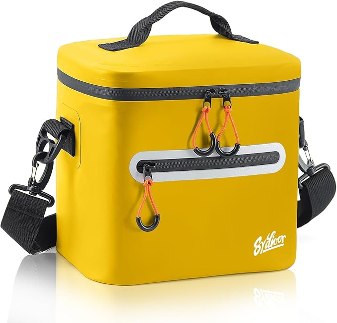 Soft-Sided Cooler Bag, 7/16/30 Can Insulated Lunch Box, Waterproof, Leak-Proof, Portable Lunch Bag for Work, Beach, Drink, Travel, Camping, Picnic
