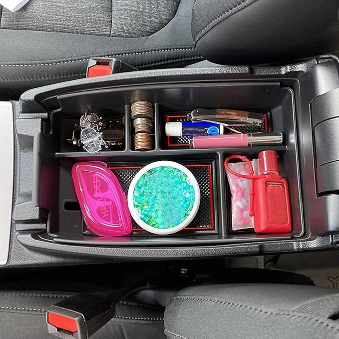 JOJOMARK Compatible with Ford Escape 2020 2021 2022 2023 2024 2025, Bronco Sport 2021-2023 2024 2025 Accessories Center Console Tray Organizer, Armrest Secondary Storage Box