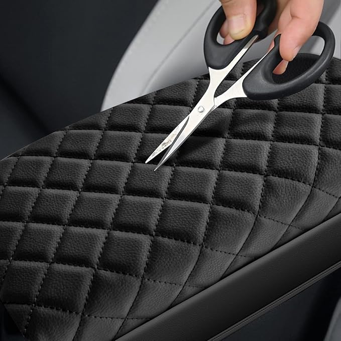 AOMSAZTO Center Console Cover Customized Armrest Cover Compatible with 2022-2023 Honda Civic, Soft Cozy Leather Arm Rest Covering for Car