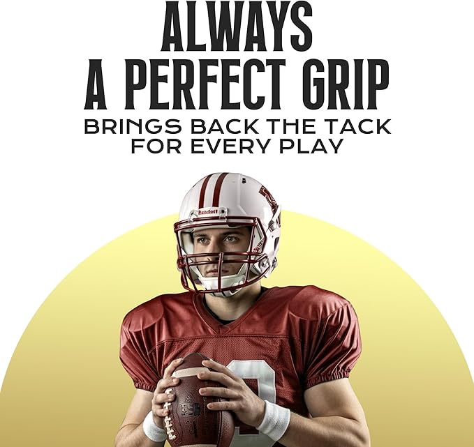 FORTIVO 3 in 1 Football Prep Kit - for Secure Grip and Improved Tack, Leather Football Wax and Accessories for Professional and Youth Players - with 2 Wax Bars & 1 Brush