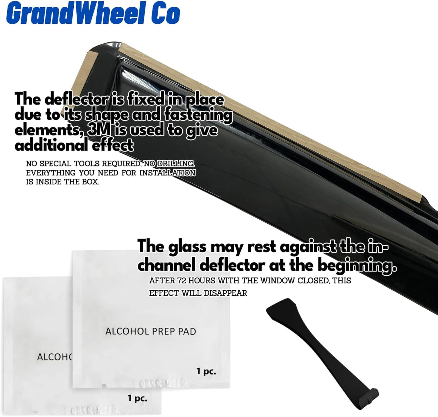 Window Deflectors Smoke Tinted In-Channel Side Window Vent Visor Deflectors Rain Guards Compatible with Buick Encore 2013-2022/Chevrolet (Chevy) Trax 2014-2022 - 4pcs. GW0187
