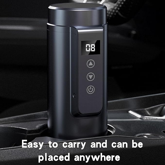 Portable Insulin Cooler with USB Charger - Diabetic Travel Medication Cooler, Car Refrigerator for Medicine Storage, Compact Cooling Organizer (Requires Continuous Power) Black