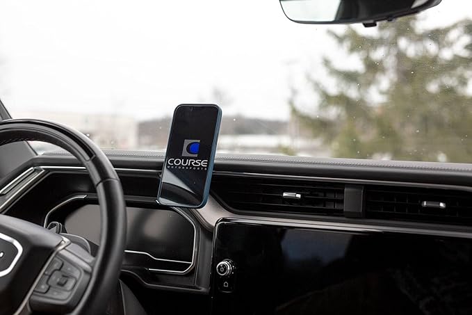 Course Motorsports Direct Fit Phone Mount - GMC Sierra Denali 1500 AT4 (2022+), 2500-3500HD Denali (2024+) - Compatible with MagSafe - Non Charging -