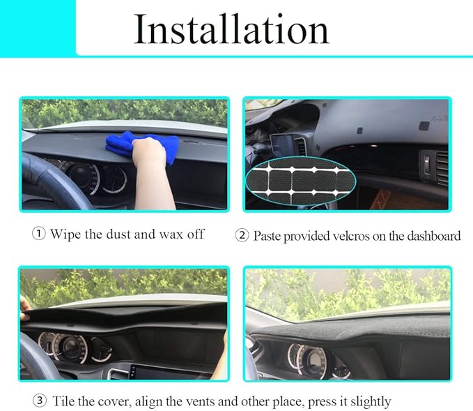 Yiz Dash Cover Mat Custom Fit for Kia Sorento 2016 2017 2018 2019 2020 with Dash Speaker with Sensors,Dashboard Cover Pad Carpet Protector(16-20 Black) J44