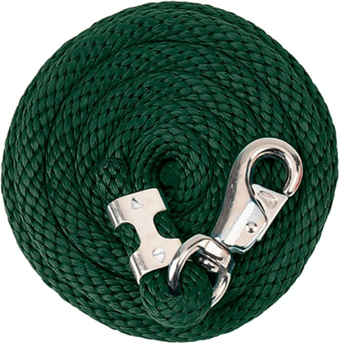 Weaver Equine Performance Lead Rope, Long Horse Lead Rope with Quick Halter Attachment, Soft Comfort Grip, Barn Horse Tack for Daily Use & Showing