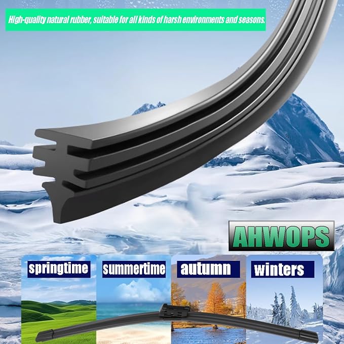 OEM All Season Wiper Blades for 2019-2023 Mercedes-Benz Sprinter 3500 Wiper Blades, Genuine Replacement (26 inch + 24 inch) For My Car