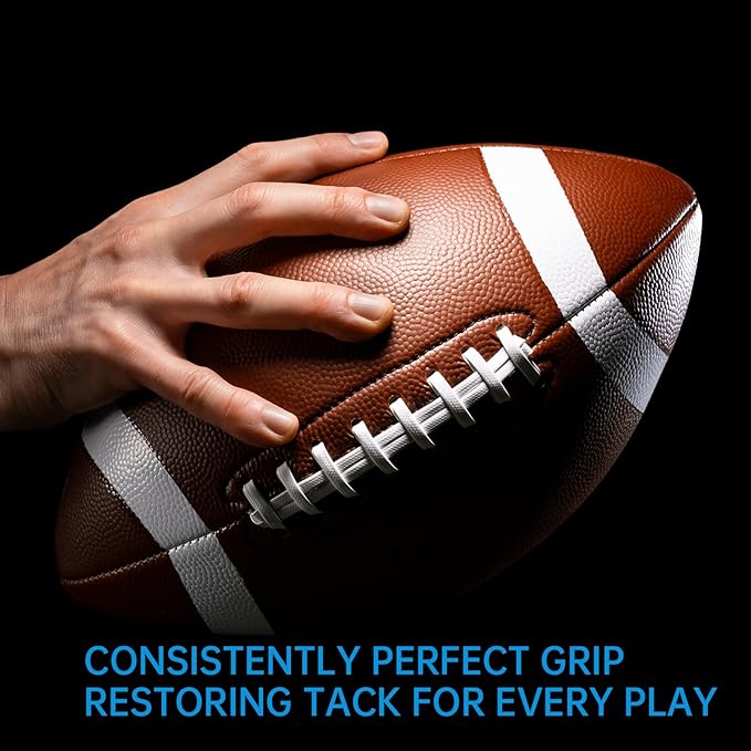 Football Prep Kit with Beeswax & Dual Brushes – Leather Football Conditioning Set for Grip, Break-in & Maintenance