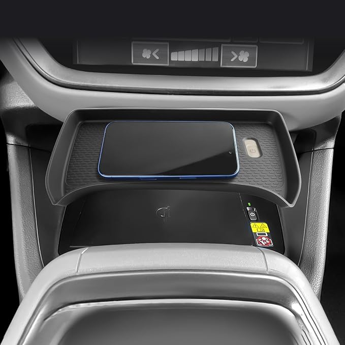 LFOTPP Center Console Wireless Charging Protective Mat for 2026 2025 2024 Subaru Crosstrek/Impreza Silicone Pad (Premium/Sport/Limited/Touring) Car Accessories Interior Black