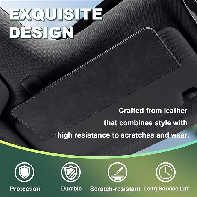 Car Sun Visor Extender, Anti-Glare Sunvisor Extension Shade Attachment for Safe Driving, Clip-On Sun Blocker Sunshade Extender Accessories Universal for SUV, Truck, Sedan(Gray)