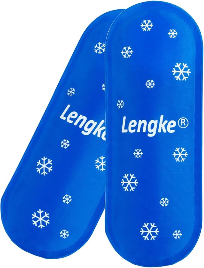 2PCS Ice Packs for Insulin Cooler Travel Case, Reusable Ice Packs for Travel, Small TSA Approved Travel Ice Packs by LengKe