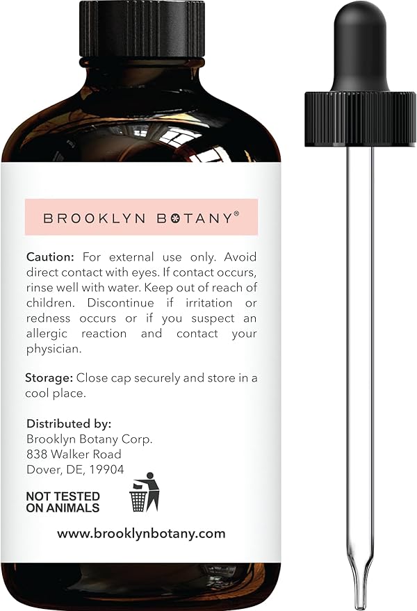 Brooklyn Botany Nutmeg Essential Oil - 100% Pure and Natural - Premium Grade with Dropper - for Aromatherapy and Diffuser - 1 Fl Oz