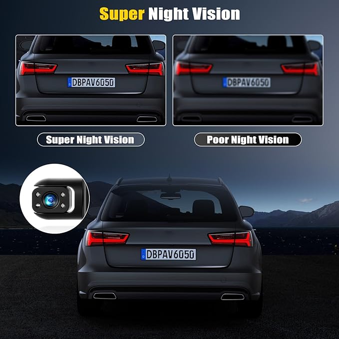 4 Channel 360° Dash Cam Front and Rear Inside Left Right,3.16" 1080P Dash Camera for Cars Car Camera with IR Night Vision,Loop Recording,Parking Assistance,24H Parking Monitor