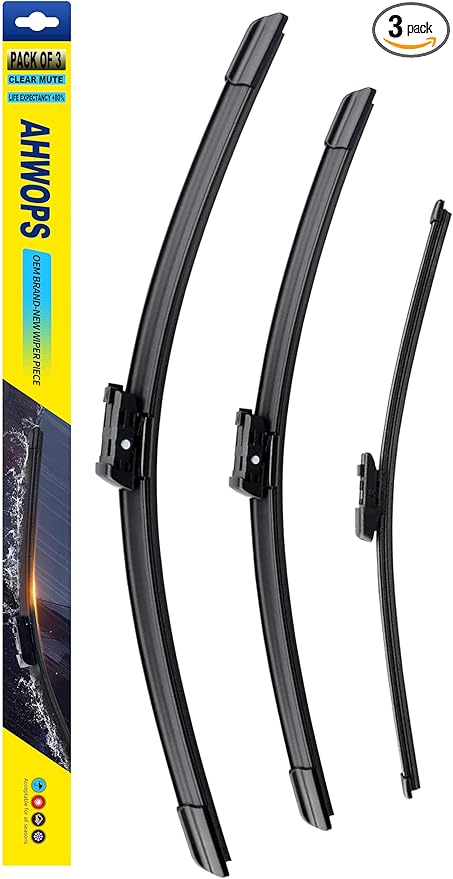 3 Wiper Front and Rear Wiper Blades for Volkswagen Tiguan 2018-2021, OE Original Style (25″/22″ Front/15″ Rear) For My Car