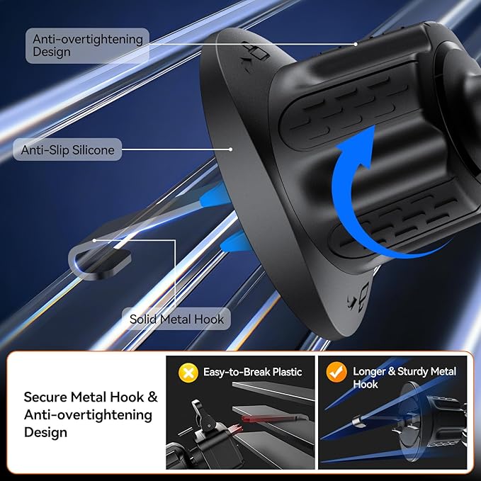 for MagSafe Car Mount,【22 N55 Super Magnets】Magnetic Phone Holder for Car Air Vent, HandsFree Cell Phone Mount Car Accessories for Men Women Compatible with iPhone 17 16 15 14 13 12 Pro Max