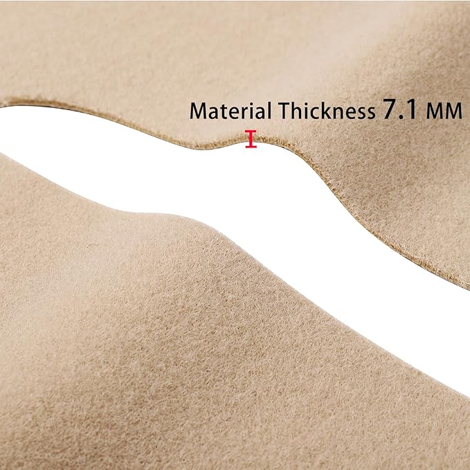 Dash Cover Custom Fit for 1997-2000 Chevy Chevrolet Silverado/GMC Sierra C1500 C2500 C3500 K1500 K2500 K3500, 1997-1999 GMC Yukon/Chevy Tahoe, Dashboard Cover Mat Pad(Beige)