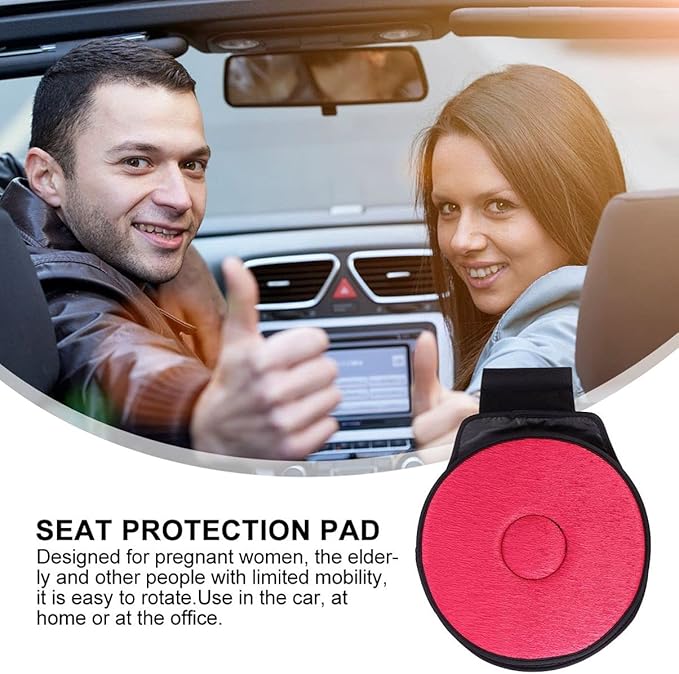 BESPORTBLE 360 Car Swivel Cushion Car Seat Cooling Pad Swivel Car Seat Cushion for Cusion Lumbar Support Doughnut Pillow Elder Seat Cushion Sandwich Fabric Tables and Chairs