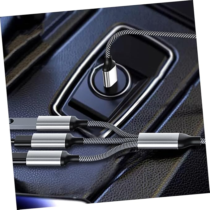 Angoily USB Power Splitter Hub 1 Male to 3 Female Multi-Port USB Cable Splitter for Laptop Car Home
