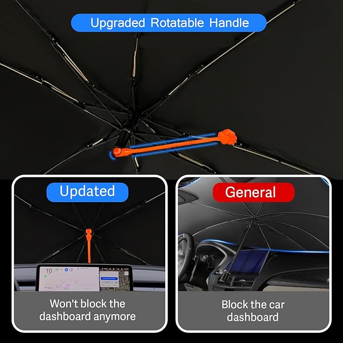 Dinosaur Sunset Car Windshield Sunshade Umbrella Sunset Print Sun Shade for Car Windshield Umbrella Upgraded Sunshades Blocks UV & Heat Front Window Shades for SUV Sedan Auto