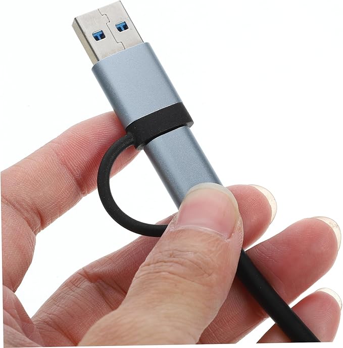 Uonlytech USB Hub Type Dock Expander for Laptops Compact USB Splitter High-Speed Data and Play Compatibility The Go