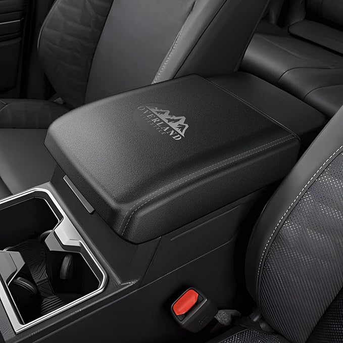 LUWU Center Console Cover Hidden Storage Box Compatible with 2025 2026 Toyota 4Runner Accessories Silicon Material Armrest Secret Arm Rest Cover Center Console Hidden Organizer Box (2 in 1 Design)