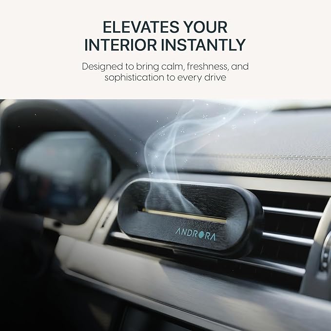 Luxury Car Air Freshener - Aesthetic Car Accessories - Twilight (Pine & Eucalyptus) - REACH & CA Prop 65 Compliant - Formulated Without Phthalates & Benzene - Premium New Car Gift
