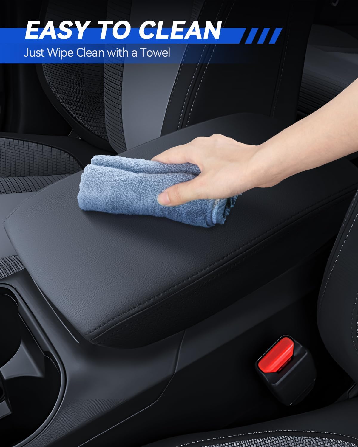 Armrest Cover for 2024 2025 Lexus GX550 Premium/GX 550 Luxury/GX 550 Overtrail Accessories Center Console Middle Lid Pad Protector for Car Elbow Rest