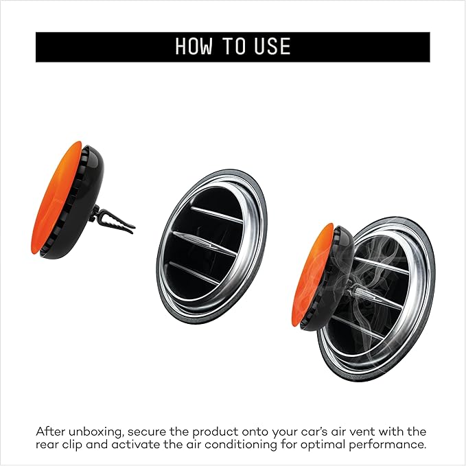 Vavana Spin Car Air Conditioner Freshener Professional Car Freshener BPA & Liquid Free 90 Days Effective Set of 2 (Hopeful)