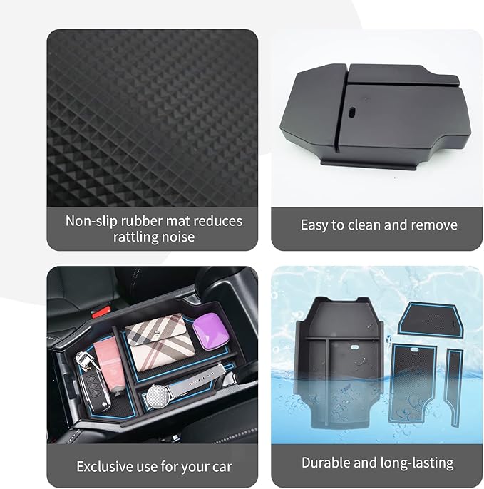 CDEFG 2023-2026 Accord Center Console Accessory Organizer for 2023 2024 2025 2026 Accord 11th Gen (Sport EX-L Sport-L Touring LX EX) Console Armrest Storage Box Accord Hybrid Accessories (Blue)