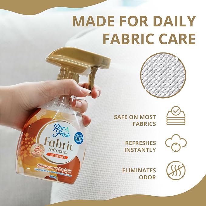Fabric Refresher Spray - Enchanting Scenery - Wrinkle Release Spray & Fabric Softener Alternative - Odor Eliminator Deodorizer Spray for Clothes, Bedding and Home Use