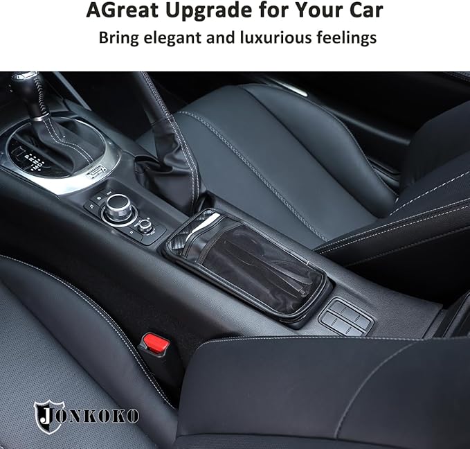 Car Center Console Pad for Mazda MX-5 ND 2015-2023 Car Armrest Cover Leather Cushion Waterproof Car Armrest Seat Box Protector Accessories