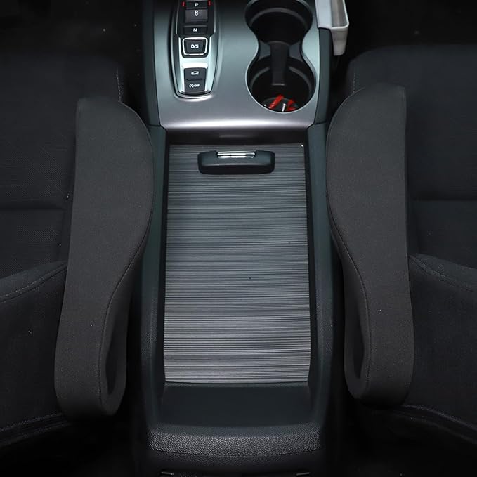 Car Center Console Armrest Protector Cover for Honda Pilot 2016-2022/ Ridgeline 2017-2023/ Passport 2019-2023, Waterproof Center Console Armrest Seat Box Cover Cushion Lid Pad (Cloth)
