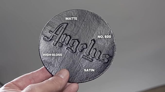 Angelus No. 600 Acrylic Leather Finisher – Flexible Clear Coat for Leather Shoes, Bags, Jackets & Accessories, High Shine Finish for Leather Craft & Restoration. No. 600-4 fl oz