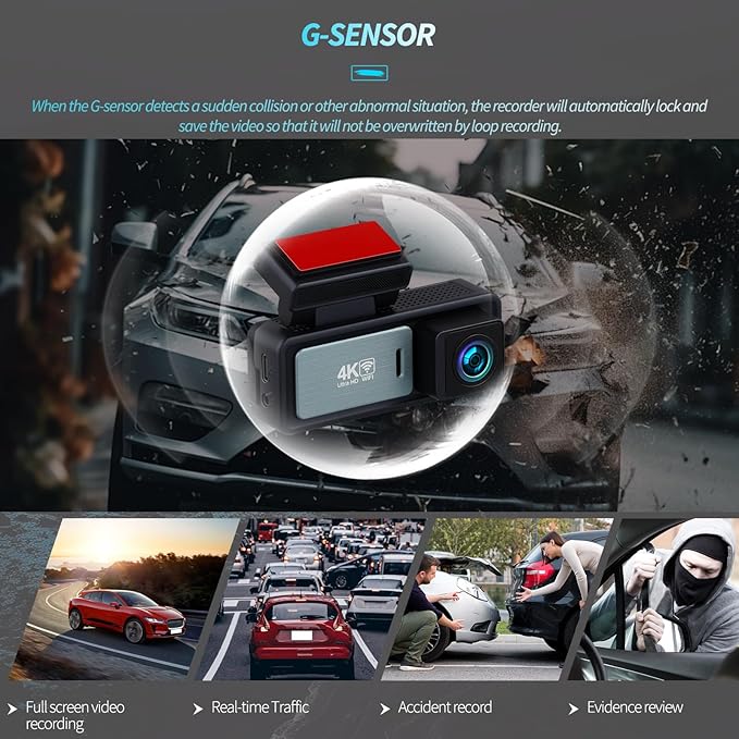 Mirror Dash Cam Front 4K+ Rear 1080P, 2 Channel HD Backup Camera Detection with Color Night Vision, 3.16" IPS Touch Screen, Loop Recording, G-Sensor, Wide Angle, Reserve Assist Fit for All Cars