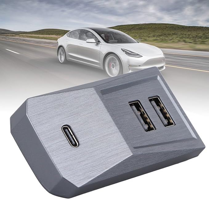 Glove Box USB Hub for Y, Multi Port Glove Box Hub Multiport Car Docking Station Replacement for Y