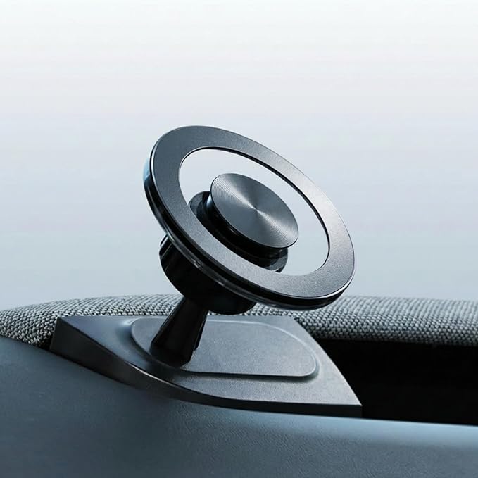 Magnetic Phone Mount, Compatible with Tesla Model 3 Highland (2024+) & Model Y Juniper (2025 Refresh), Driver-Side Corner Vent, Tool-Free Install, Fixed Base, 360° Adjustable Head, Black