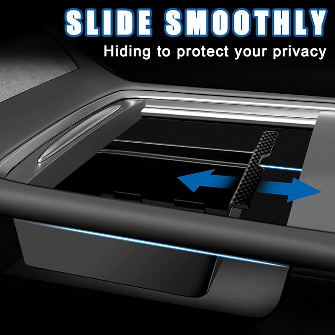 5Pcs Center Console Organizer Tray Compatible for Tesla Model Y Accessories 2024-2021 Armrest Hidden Drawer Storage Box Cup Holder (Not Compatible for Model 3 Highland & Model y Juniper)