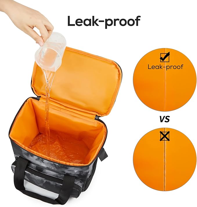 TOURIT Small Soft Cooler Bag Insulated, 24/35/46-Can Lunch Cooler Bag, Ice Chest, 14.6/24/32L Leakproof & Portable Coolers for Picnic, Beach, Camping, Work, Travel, Trip