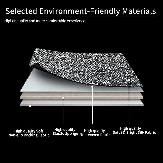 Universal Rear Seat Protector – All-Season Breathable Car Bench Cover with Non-Slip Base,3D Diamond-Pattern Fabric, Fits Most Sedans, SUVs, Vans & Trucks（Gray）