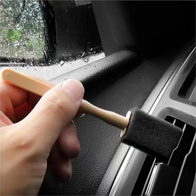 Cleaning Brush for car Interior Cleaning Car Air Conditioner Vent Cleaner Cleaning Brush Detailing Scrub Outlet Wash Duster Dust Removal Auto Interior Clean Tool(5pcs)
