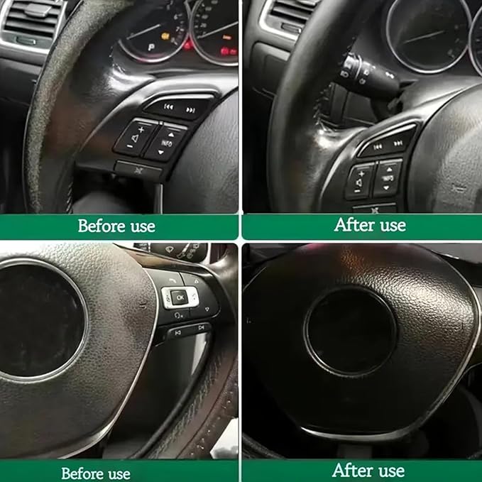 Car Interior Restorer, Steering Wheel Repair Paste, Automotive Restoration Gel with Protective Feature, Dashboard and Trim for Vehicle Use, Leather and Repair Paste with Simple Application