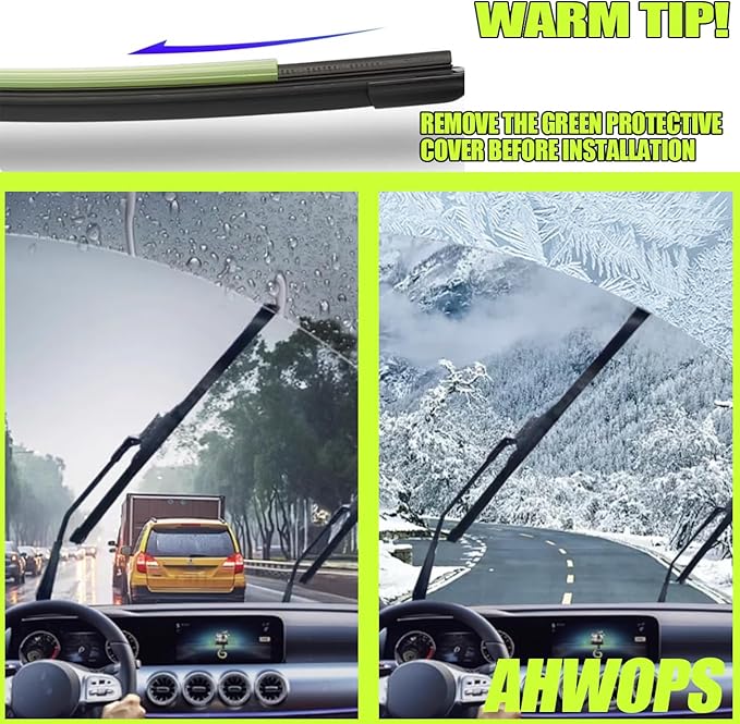 Front Wiper and Rear Wiper Blade Replacement for 2014-2018 Subaru Forester, 2015-2019 Outback, 2015-2019 Legacy OEM Wiper Blades, Genuine Replacement (26“/17”/14” 3-Pack)