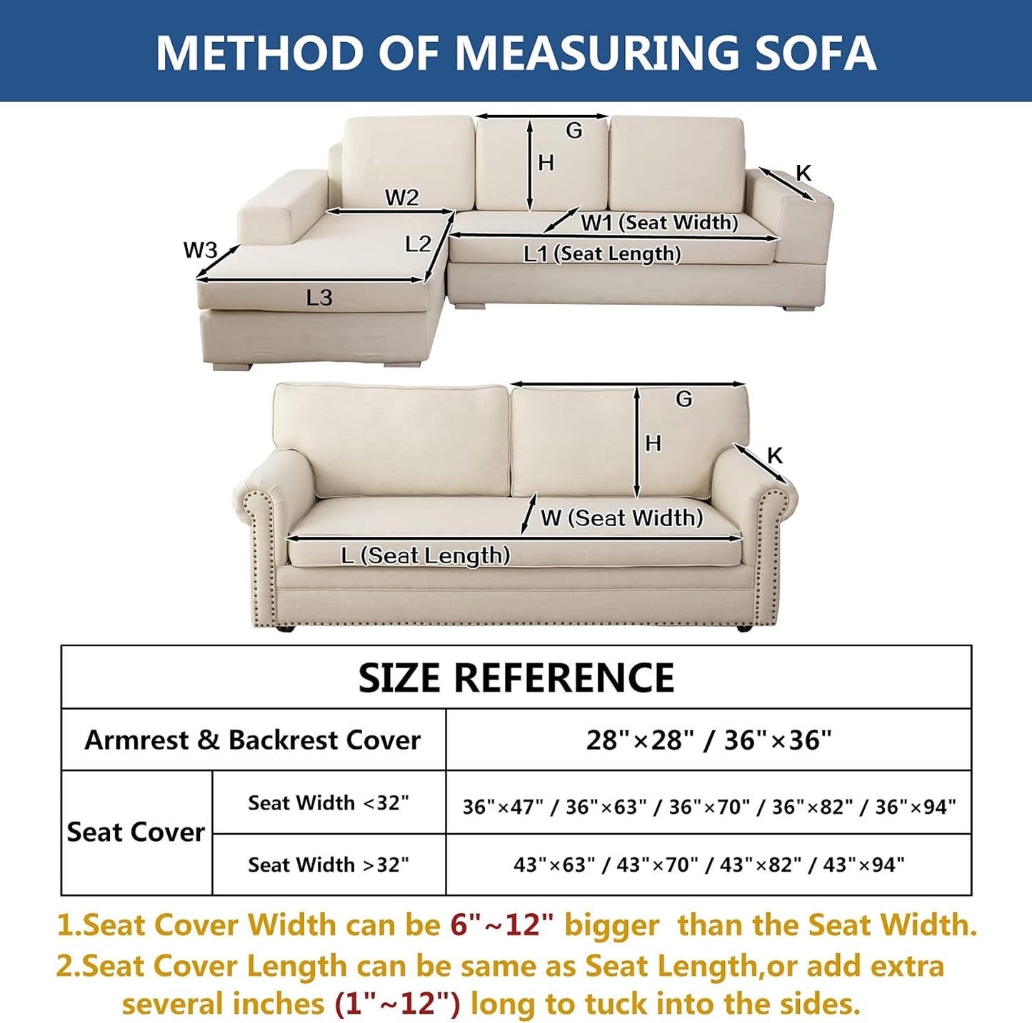 Eismodra Couch Cover,Sectional Couch Covers,Sofa Covers for 3 Cushion Couch,Anti-Slip Sofa Slipcovers for Dogs Cats Kids Loveseat Recliner L Shaped Armrest Backrest,Dark Gray 36''x82''(Only 1 Piece)