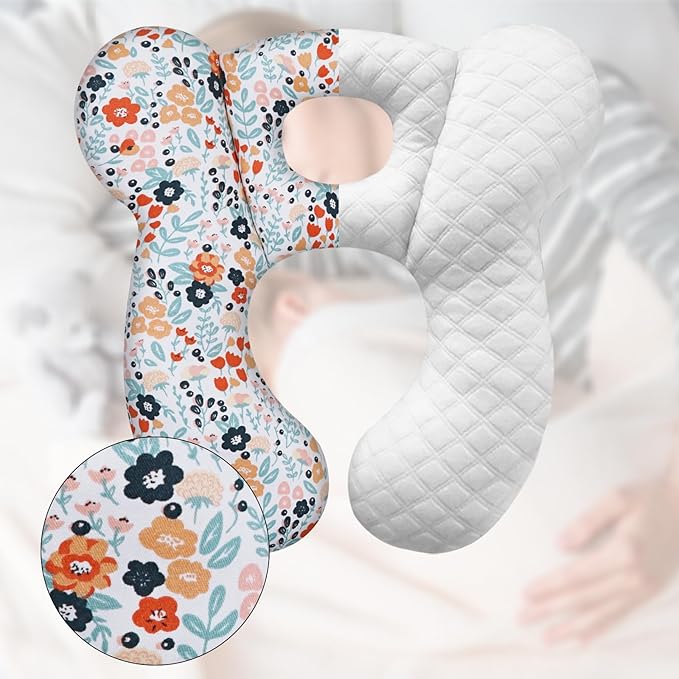 Baby Travel Pillow, Infant Kid's Cushion Soft and Skin Friendly for Car Seat, Pushchair and Stroller (Style M)