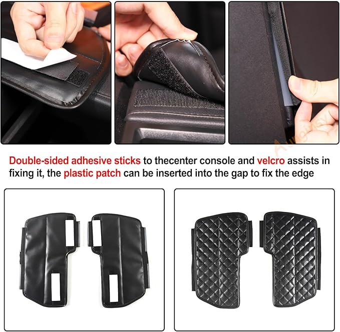 Car Leather Center Console Protector Cover Compatible with Toyota Tundra/Sequoia 2022-2026, Center Console Armrest Seat Box Cover Cushion Lid Protector Pad Waterproof Anti-Scratch Interior Accessories