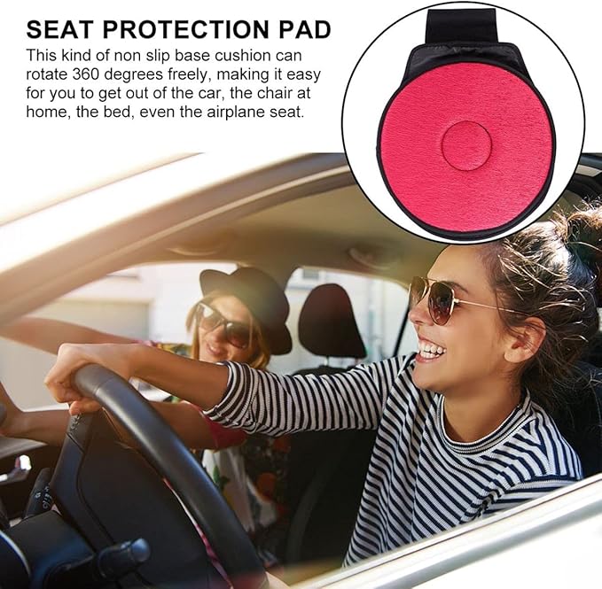 BESPORTBLE 360 Car Swivel Cushion Car Seat Cooling Pad Swivel Car Seat Cushion for Cusion Lumbar Support Doughnut Pillow Elder Seat Cushion Sandwich Fabric Tables and Chairs